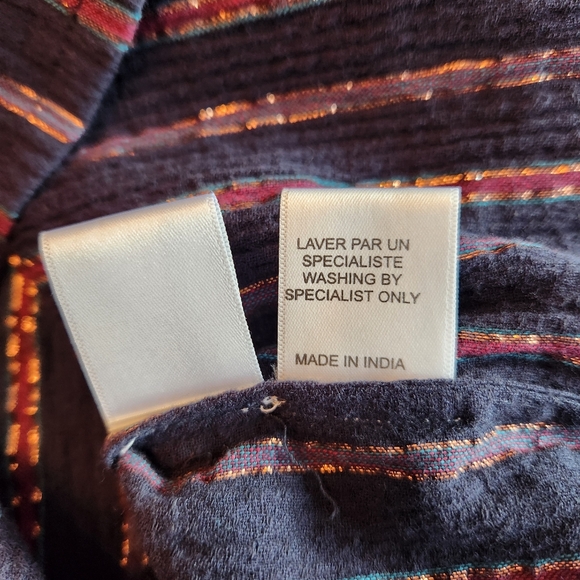 Mes Demoiselles Elize Blouse and Emmanuel Flare Pants Set Striped Size 38 - Picture 8 of 11